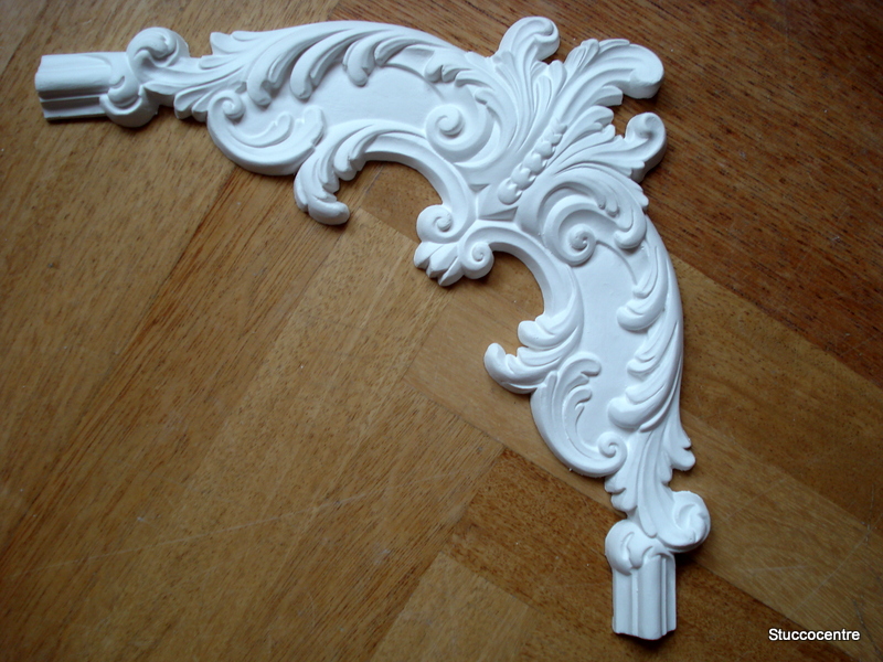 Stucco wunderschönes Eckdekor 102-035 Deckenspiegel Stuck individuell Dekor